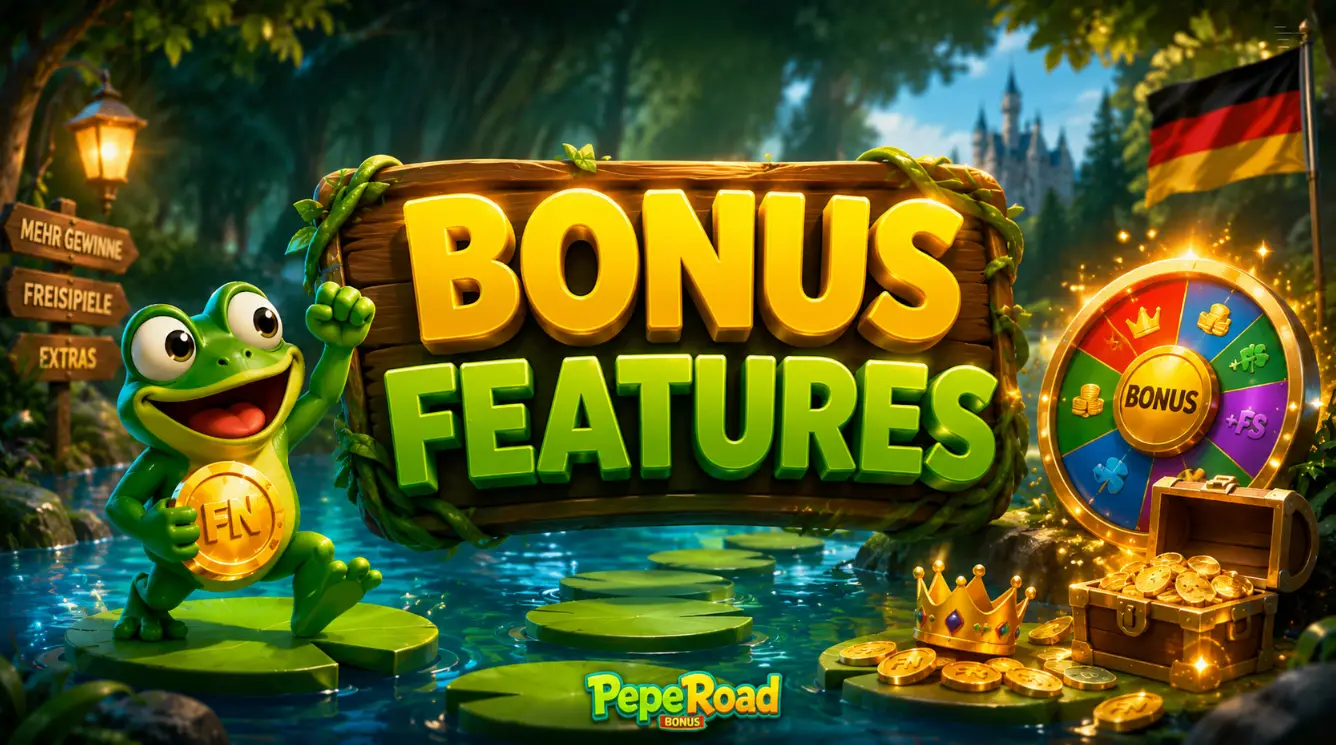 Pepe Road Bonus und zusätzliche Features